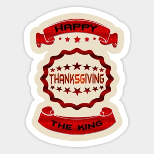 Happy Thanksgiving day 2018 Sticker